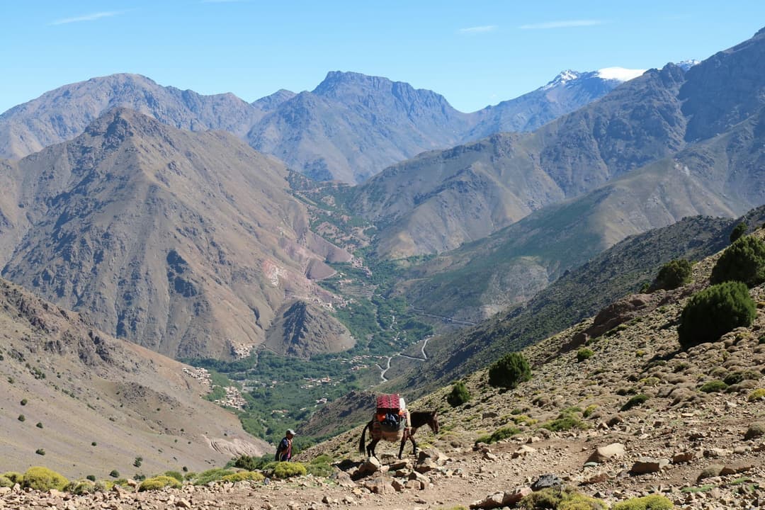 Vallée d’Imlil et sommets du Haut Atlas